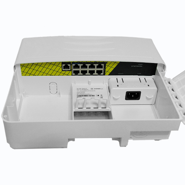 8-ми канальный уличный PoE коммутатор M-PS8100U 8-ми канальный уличный PoE коммутатор M-PS8100U