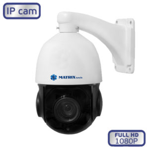 Скоростная поворотная 2.0MP Full HD 1080P 25 к./сек, PTZ сетевая камера с ИК подсветкой