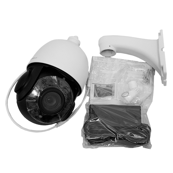 Скоростная поворотная 2.0MP Full HD 1080P 25 к./сек, PTZ сетевая камера с ИК подсветкой Скоростная поворотная 2.0MP Full HD 1080P 25 к./сек, PTZ сетевая камера с ИК подсветкой